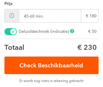 Tarief met techniek